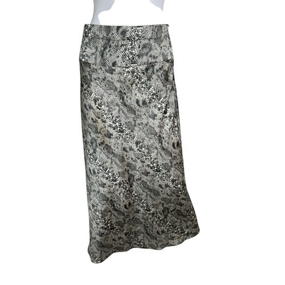 Free People Normani Bias Midi Skirt In Snake Print Womens 6 Minimalist Elegant - Picture 10 of 15